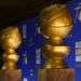 Estatuas de los Globos de Oro en el escenario previo a las nominaciones de la 75ª edición de los Globos de Oro en el Hotel Beverly Hilton en Beverly Hills, California, diciembre de 2017. Foto: Chris Pizzello / Invision / AP.