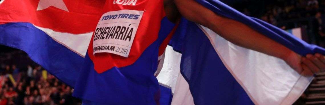 Juan Miguel Echevarría ganó el Campeonato Mundial de Atletismo Bajo Techo. Foto: rds.ca.