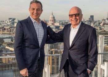 Robert A. Iger, Presidente y CEO de The Walt Disney Company y Rupert Murdoch, Presidente Ejecutivo de 21st Century Fox. Foto: Business Wire.