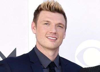 Nick Carter llega a la 52da entrega anual de los premios de la Academia de la Música Country en Las Vegas, abril de 2017. Foto: Jordan Strauss / Invision / AP.