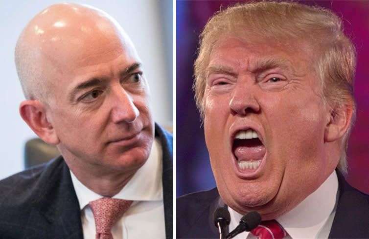 Jeff Bezos ha recibido varios ataques de Trump, desde la campaña antes de 2016.