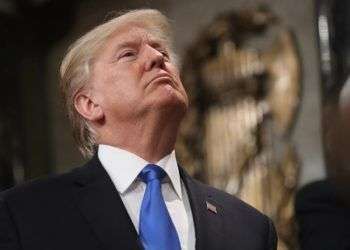 Donald Trump hace balance sobre el Estado de la Unión. Foto: EFE.