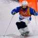 El esquiador surcoreano Choi Jae-woo, ahora vetado por acoso sexual, durante una prueba de calificación de los Juegos Olímpicos de Invierno de Pyeongchang, Corea del Sur. Foto: Lee Jin-man / AP / Archivo.