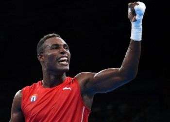 Julio César La Cruz ganó su cuarto oro mundial y lideró a los boxeadores cubanos en la temporada. Foto: Cubasí.