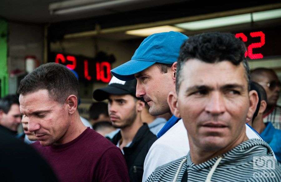 Emigrantes cubanos en México durante la crisis migratoria de 2017. Foto: Irina Dambrauskas.