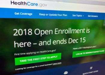 Páginas de inscripciones para el Obamacare en el sitio web HealthCare.gov. Foto: Jon Elswick / AP.
