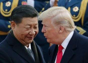 Donald Trump con el presidente chino Xi Jinping durante una visita a China en noviembre de 2017. Foto: Andy Wong / AP.