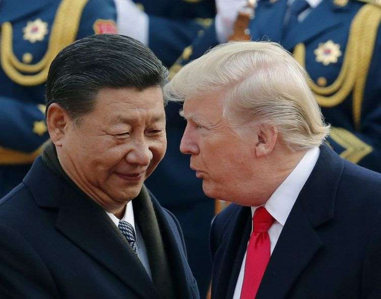 Donald Trump con el presidente chino Xi Jinping durante una visita a China en noviembre de 2017. Foto: Andy Wong / AP.