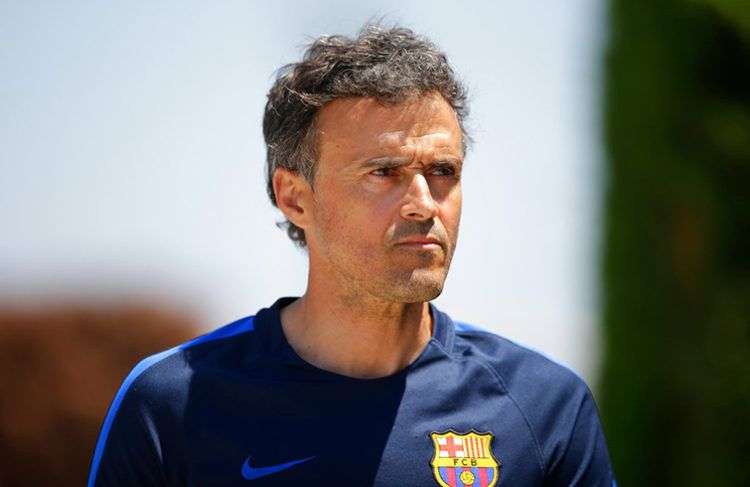 Luis Enrique, quien dirigió con éxito al Barcelona, ha sido nombrado por la federación española como nuevo técnico de la selección nacional de España. Fot: Manu Fernández / AP / Archivo.