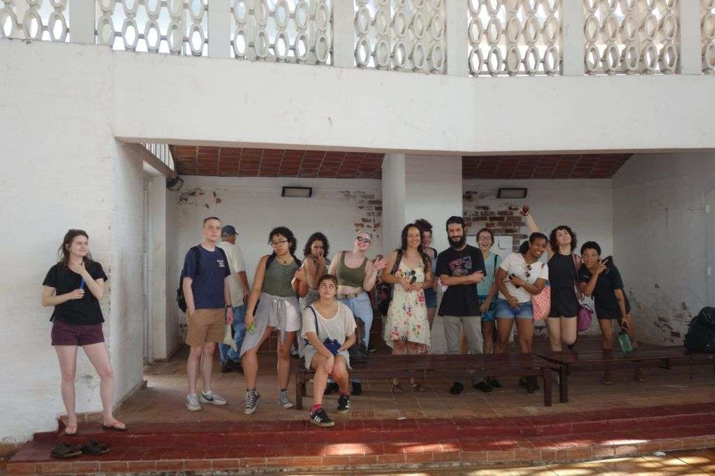 Estudiantes estadounidenses en La Habana. Foto: Cortesía de estudiantes y profesores. 