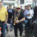 Diego Maradona en el aeropuerto de Culiacán, México, el sábado 8 de septiembre de 2018. Foto: Prensa Club Dorados de Sinaloa vía AP.