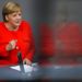 Angela Merkel ofrece un discurso durante una sesión plenaria del parlamento alemán sobre los presupuestos de 2019, en Berlín, el 12 de septiembre de 2018. Foto: Markus Schreiber / AP.