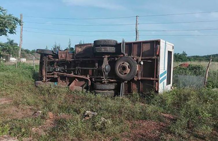 Accidente de tránsito en Cuba. Foto: Archivo.