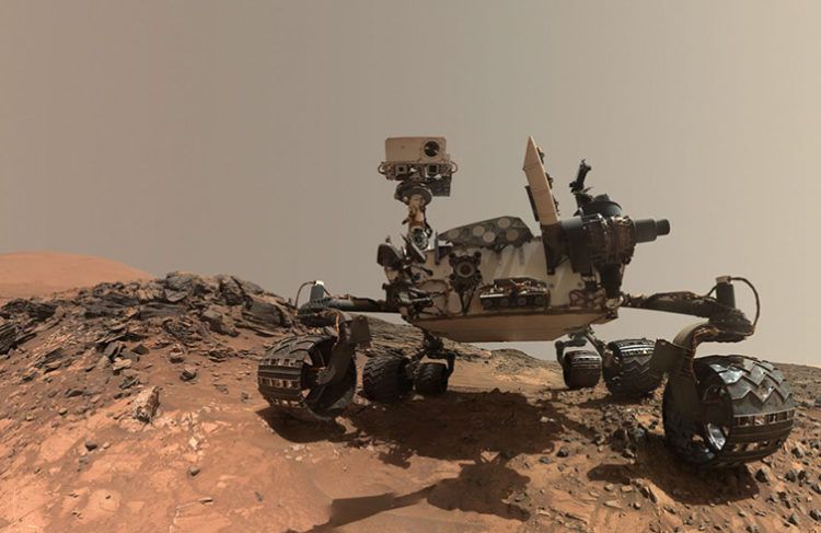 El rover Curiosity en la superficie de Marte. Foto: Observatorio.info