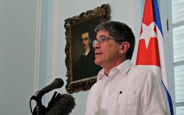 Carlos Fernández de Cossío, director general para Estados Unidos del Ministerio de Relaciones Exteriores de Cuba. Foto: Minrex / Archivo.