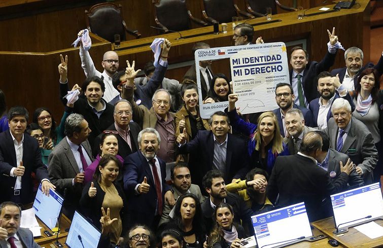 La Cámara de Diputados de Chile aprobó la Ley de identidad de género. Foto: La Nació
