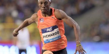 El ahora portugués Pedro Pablo Pichardo en la final de la Liga del Diamante en Bruselas. Foto: IAAF Diamond League.