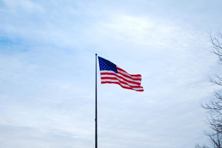 Bandera de los Estados Unidos de América.