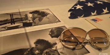 Fotos y algunos de los objetos del viaje de Celia a Guantánamo. Foto: Marita Pérez Díaz.