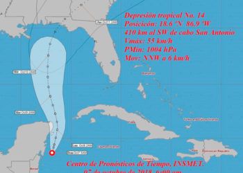 Mapa: Instituto de Meteorología de Cuba.