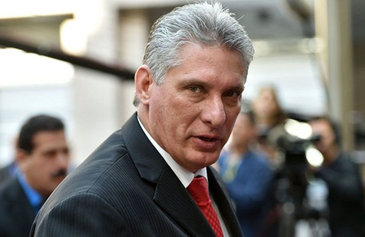 El presidente cubano Miguel Díaz-Canel. Foto: merca20.com