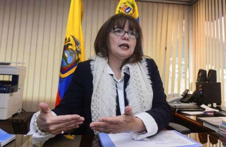 Carol Delgado, embajadora de Venezuela en Ecuador, expulsada por el gobierno de Lenín Moreno. Foto: Álvaro Pérez / EL TELÉGRAFO.