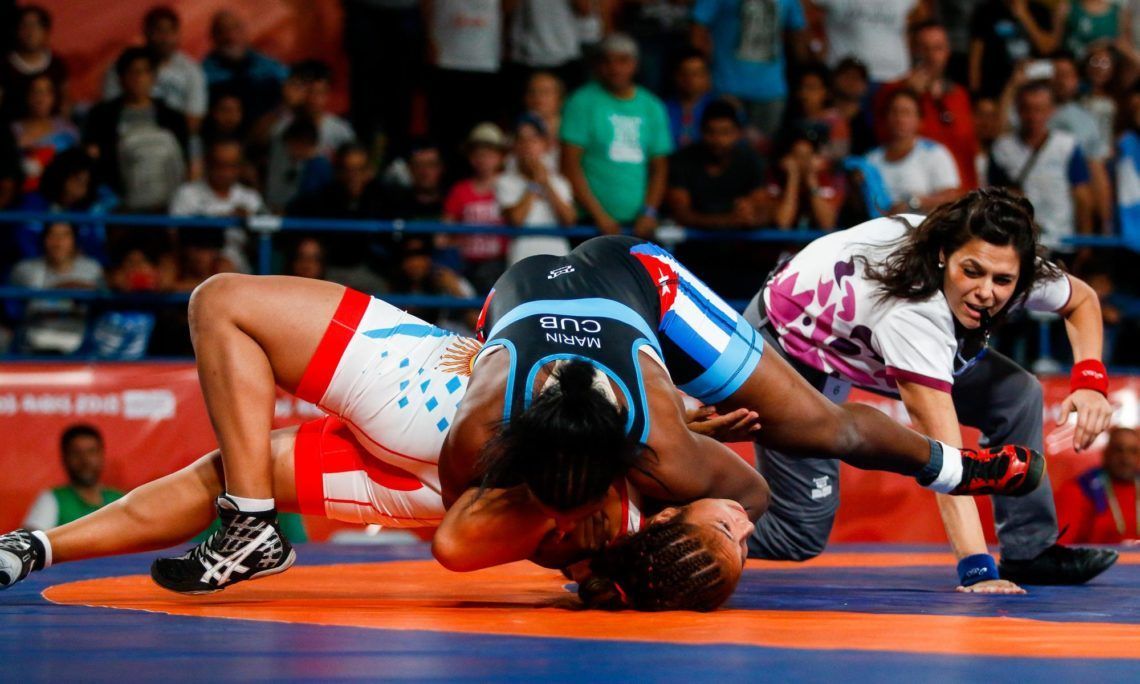 Milaimys de la Caridad Marín fue un huracán en Buenos Aires y logró la primera medalla olímpica de la lucha femenina cubana. Foto: Calixto N. Llanes