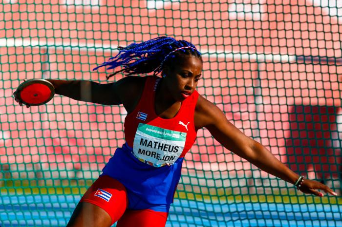 La discóbola Melany Matheus dio a Cuba su segunda medalla de oro en los Juegos Olímpicos de la Juventud Buenos Aires 2018. Foto: Calixto N. Llanes / Jit.