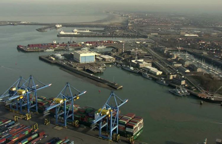 Puerto de Zeebrugge, en Bélgica. Foto: footage.framepool.com