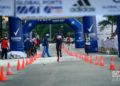Arletis Thaureaux ganó en la distancia de los 10 kilometros. Foto: Otmaro Rodríguez