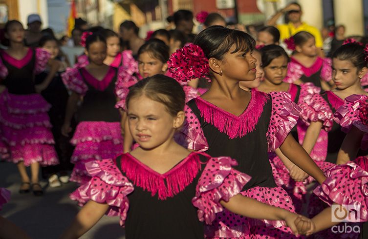 Academia Infantil de Danza Española en la XXIV Fiesta de la Cultura Iberoamericana. Foto: Frank Lahera Ocallaghan.