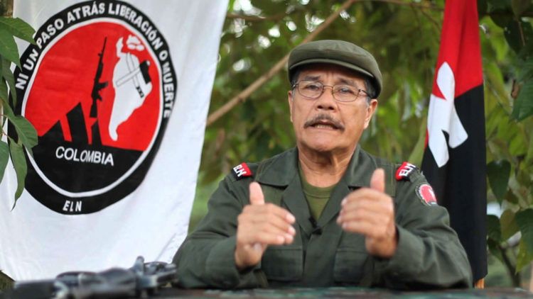 Nicolás Rodríguez Bautista, alias "Gabino", líder de la guerrilla del ELN de Colombia. Foto: fmlaser1035.com / Archivo.