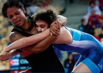 Yudaris Sánchez coronó un gran año de la lucha, que tuvo resultados de primer nivel en varias categorías. Foto: United World Wrestling