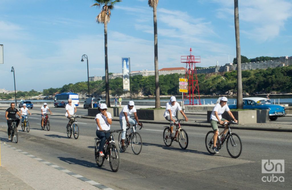 Sistema de bicicletas públicas en la Habana Vieja. Foto: Otmaro Rodríguez.