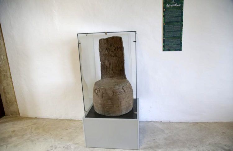 La silla de Antonio Maceo, exhibida en el en el Castillo de Bellver, en Palma de Mallorca. Foto: Joan Torres / ultimahora.es