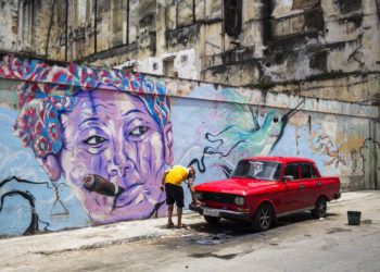 Mural en La Habana, Cuba. Foto: Desmond Boylan / AP.