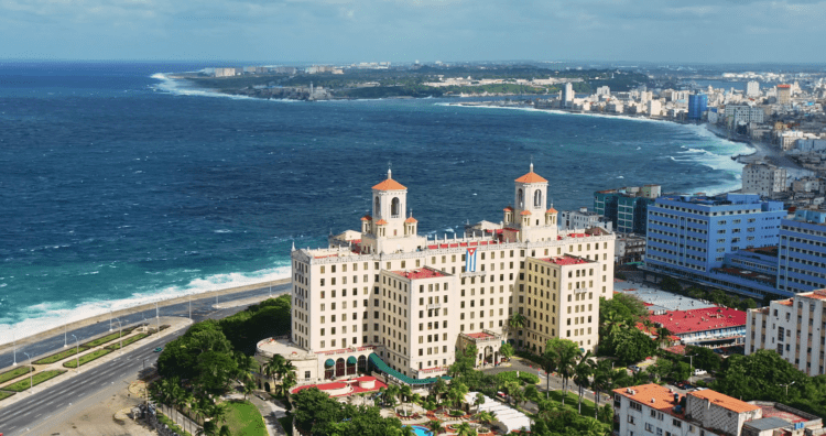 Hotel Nacional de Cuba, en La Habana. Foto: Storyblocks Video / Archivo.