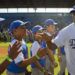 "Saber que futuros peloteros cubanos no tendrán que pasar por lo que pasamos, me hace feliz", dijo Yasiel Puig tras la firma del acuerdo entre la Federación Cubana y MLB. Foto: Ramón Espinoza/AP