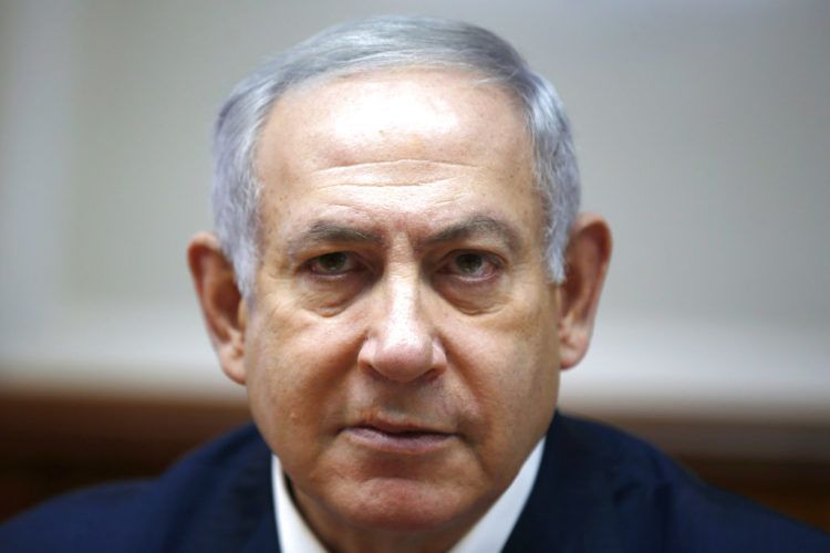 El primer ministro israelí Benjamin Netanyahu en una reunión en Jerusalén el 25 de noviembre del 2018. Foto: Ronen Zvulun/Pool Photo vía AP.