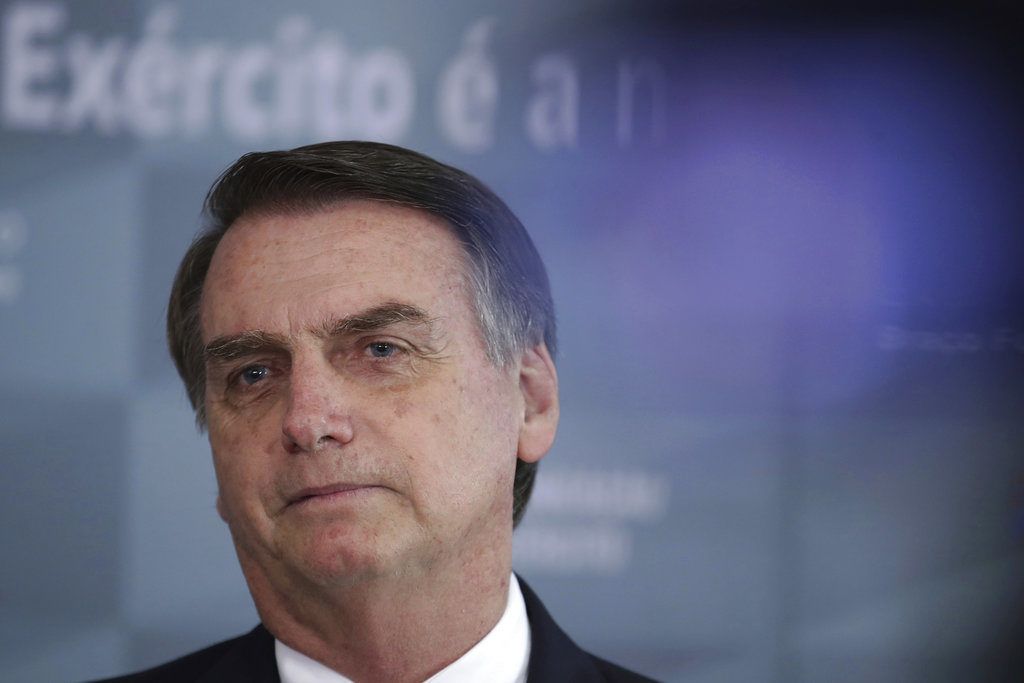 El presidente electo Jari Bolsonaro. Foto: Eraldo Peres/AP.