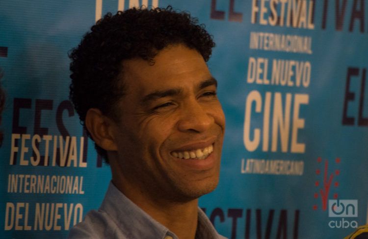 Carlos Acosta en el Festival Internacional del Nuevo Cine Latinoamericano de La Habana, donde fue presentado su filme autobiográfico "Yuli". Foto: Otmaro Rodríguez.