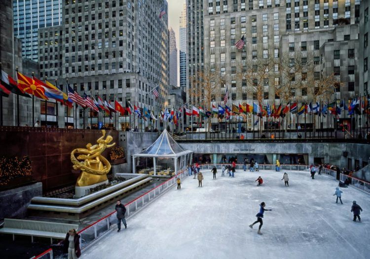 Pista de patinaje de Rockefeller Center. Foto: pxhere.com
