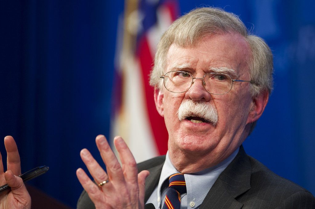 El asesor de Seguridad Nacional de Estados Unidos, John Bolton, en la Heritage Foundation en Washington, 13 de diciembre de 2018. Foto: Cliff Owen / AP.