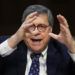 William Barr, nominado por el presidente Donald Trump para ser secretario de Justicia, en su audiencia de confirmación ante el Senado en Washington el 15 de enero del 2019. (AP Photo/Carolyn Kaster)