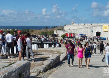 Feria Internacional del Libro de La Habana 2019, en la fortaleza de San Carlos de La Cabaña. Foto: Otmaro Rodríguez.