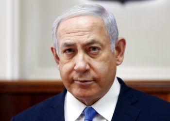 El primer ministro israelí Benjamin Netanyahu en Jerusalén el 3 de febrero del 2019. (Ronen Zvulun/Pool Photo via AP)