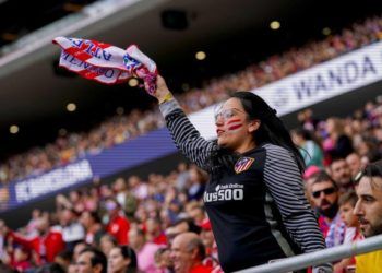 Más de 60 000 personas se dieron cita en el Wanda Metropolitano para disfrutar el duelo de las chicas del Atlético de Madrid y el Barcelona. Foto: Tomada de Marca