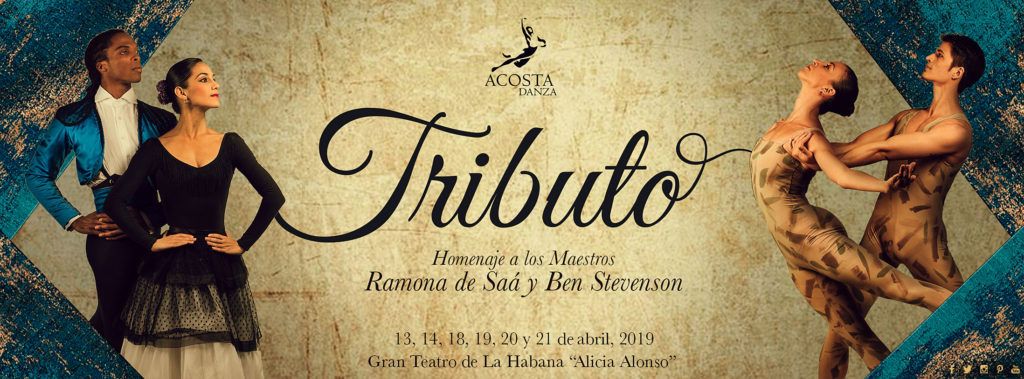 "Tributo", nueva temporada de Acosta Danza. Diseño de imagen: Retu.