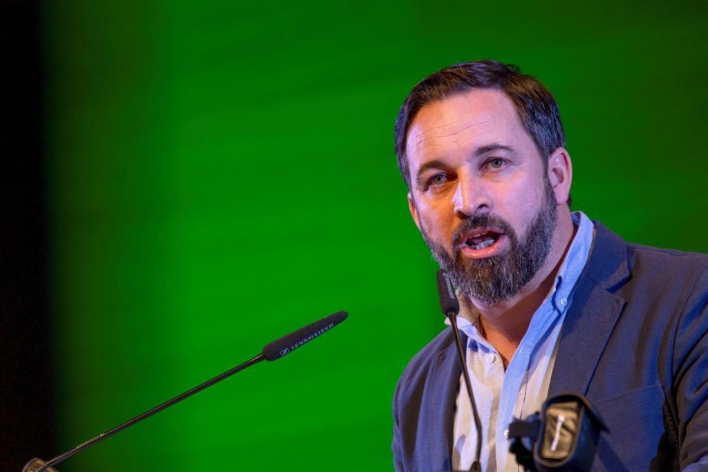 Santiago Abascal, líder del ultraderechista partido Vox. Foto: EFE.