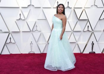 Yalitza Aparicio llega a la ceremonia de los premios Oscar el domingo 24 de febrero del 2019 en el Teatro Dolby en Los Angeles. Foto: Richard Shotwell/Invision/AP.